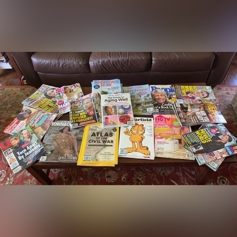 Assortment of Magazines/Puzzle Books